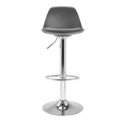 Lotto Di 2 Sgabelli Da Bar KARL Design Grigio -Vendite HOMCOM || VIDAXL || Songmics 63565779 3