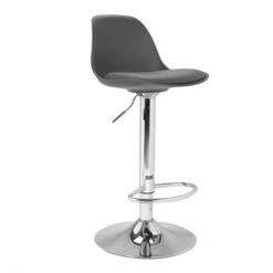 Lotto Di 2 Sgabelli Da Bar KARL Design Grigio -Vendite HOMCOM || VIDAXL || Songmics 63565779 4