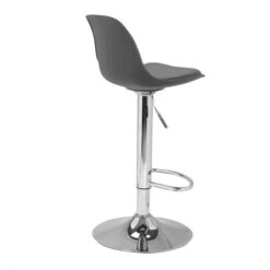 Lotto Di 2 Sgabelli Da Bar KARL Design Grigio -Vendite HOMCOM || VIDAXL || Songmics 63565779 5
