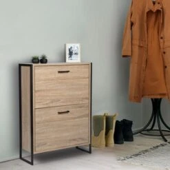 Scarpiera LUIS Due Ante Design Industriale -Vendite HOMCOM || VIDAXL || Songmics 63566177 5