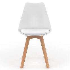 Set Di 4 Sedie SARA Bianche Per Sala Da Pranzo -Vendite HOMCOM || VIDAXL || Songmics 63566248 3