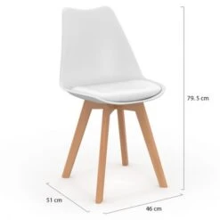 Set Di 6 Sedie SARA In Mix Cromatico Rosa Pastello, Bianco, Grigio Chiaro X2, Blu X2 11 Set Di 6 Sedie SARA In Mix Cromatico Rosa Pastello, Bianco, Grigio Chiaro X2, Blu X2 -Vendite HOMCOM || VIDAXL || Songmics 63626716 5