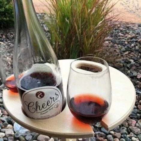 WINNEK: Portabottiglie E Portabicchieri In Legno Portatile E Pieghevole Per Uso Esterno 6 WINNEK: Portabottiglie E Portabicchieri In Legno Portatile E Pieghevole Per Uso Esterno - immagine 4