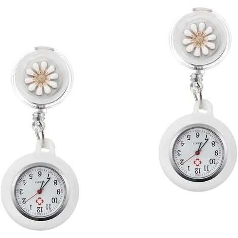 Orologio Da Infermiera Retrattile, Orologio A Clip Orologio Da Tasca Portatile Orologio Da Bavero Orologio Da Polso Con Custodia In Silicone Per Ragazze Donna Infermiera 2 Pezzi 6 Orologio Da Infermiera Retrattile, Orologio A Clip Orologio Da Tasca Portatile Orologio Da Bavero Orologio Da Polso Con Custodia In Silicone Per Ragazze Donna Infermiera 2 Pezzi - immagine 4