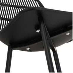 Sedie In Polipropilene Set Da 4 Fino A 150 Kg Sedia Moderna In Plastica Nera 8 Sedie In Polipropilene Set Da 4 Fino A 150 Kg Sedia Moderna In Plastica Nera -Vendite HOMCOM || VIDAXL || Songmics 65342074 2