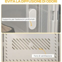 HOMCOM Mobile Scarpiera Modulare Salvaspazio, 18 Cubi 28x36x21 Cm In Plastica PP, Bianco -Vendite HOMCOM || VIDAXL || Songmics 65898272 5