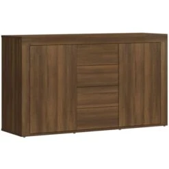 Vendite HOMCOM || VIDAXL || Songmics 15 Credenza Rovere Marrone 120x36x69 Cm In Legno Multistrato VidaXL