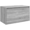Panca Da Ingresso 80x40x45 Cm Grigio Sonoma Legno Multistrato VidaXL -Vendite HOMCOM || VIDAXL || Songmics 67548223 1