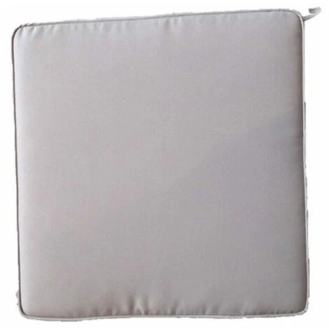 Cuscino Seduta Grigio Con Doppia Cucitura Per Poltrona E Sedia Per Esterno Idrorepellenti Resistente All'Acqua 4 Cuscino Seduta Grigio Con Doppia Cucitura Per Poltrona E Sedia Per Esterno Idrorepellenti Resistente All'Acqua - immagine 2