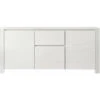 Credenza Abete Bianco Spazzolato 185x50x84 Per Interno Sala Da Pranzo Salotto Cucina Moderno Massello -Vendite HOMCOM || VIDAXL || Songmics 6782673 1