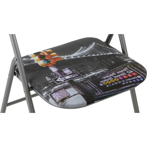 Sedia Pieghevole Slim New York Per Interno Sala Da Pranzo Salotto Cucina Ufficio 4 Sedia Pieghevole Slim New York Per Interno Sala Da Pranzo Salotto Cucina Ufficio - immagine 2