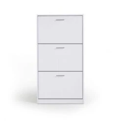 Scarpiera Bianca A 3 Ante -Vendite HOMCOM || VIDAXL || Songmics 68671133 3