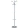 Appendiabiti ALBA Piantana Attaccapanni In Marmo 174 Cm Con Porta Ombrello Colore Bianco -Vendite HOMCOM || VIDAXL || Songmics 68672662 1