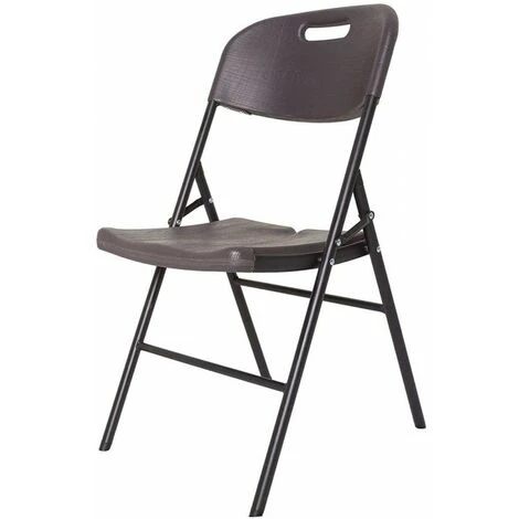 Sedia Pieghevole Stampo Legno Grigia 86x45x50cm 3 Sedia Pieghevole Stampo Legno Grigia 86x45x50cm