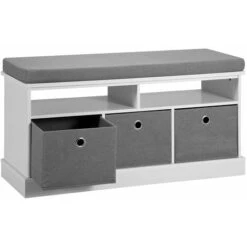 Scarpiera Con Seduta Panca Ingresso Portascarpe Capiente Arredamento Casa -Vendite HOMCOM || VIDAXL || Songmics 70362760 3