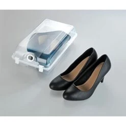 WENKO Contenitore Portascarpe M - Custodia Per Le Scarpe, Scatola Impilabile, Polipropilene, 19.5 X 10 X 32 Cm, Trasparente -Vendite HOMCOM || VIDAXL || Songmics 70859819 3