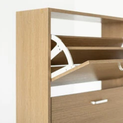 Scarpiera 3 Ante 63x115 Cm In Legno Rovere 11 Scarpiera 3 Ante 63x115 Cm In Legno Rovere -Vendite HOMCOM || VIDAXL || Songmics 71802516 5