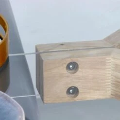 Tavolo Da Cucina Rettangolare In Legno E Vetro Lake -Vendite HOMCOM || VIDAXL || Songmics 71802555 4