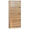 Scarpiera Da Ingresso 4 Ante Maniglie A Scomparsa 63x150 Cm Legno Naturale 2 Scarpiera Da Ingresso 4 Ante Maniglie A Scomparsa 63x150 Cm Legno Naturale -Vendite HOMCOM || VIDAXL || Songmics 71802613 1