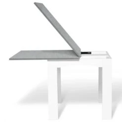 Tavolo Da Pranzo Allungabile DONA Per 6-8 Persone Con Piano Effetto Cemento Cerato 80-160cm -Vendite HOMCOM || VIDAXL || Songmics 71919113 3