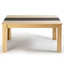 Tavolo Da Pranzo GEORGIA 6 Persone In Faggio E Nero 140 CM -Vendite HOMCOM || VIDAXL || Songmics 71919116 3