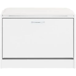 SoBuy Scarpiera Panca Scarpiera Portascarpe Con Seduta Bianco FSR16-W