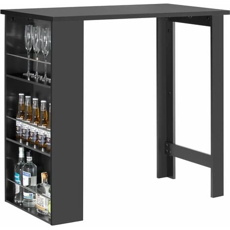 SoBuy Tavolo Alto Da Bar Moderni,Bancone Stile Bar,Tavolo Cucina Nero FWT17-SCH 3 SoBuy Tavolo Alto Da Bar Moderni,Bancone Stile Bar,Tavolo Cucina Nero FWT17-SCH