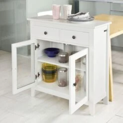 SoBuy Base Credenza,Mobile Ingresso,Armadietto Da Soggiorno,bianco, FSB05-W 9 SoBuy Base Credenza,Mobile Ingresso,Armadietto Da Soggiorno,bianco, FSB05-W -Vendite HOMCOM || VIDAXL || Songmics 7450190 3