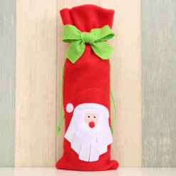 2 Pezzi 13x36cm Coperchi Per Bottiglie Di Vino Verde Rosso Buon Natale Per La Decorazione Domestica 2020 Navidad Table Decor Regalo Di Natale Felice Anno Nuovo,elk -Vendite HOMCOM || VIDAXL || Songmics 75805618 4