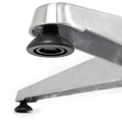 Tavolino Bar Bistrot Alto Pieghevole Alluminio Quadrato 60x60x110cm Tavolo Pub 7 Tavolino Bar Bistrot Alto Pieghevole Alluminio Quadrato 60x60x110cm Tavolo Pub - immagine 5