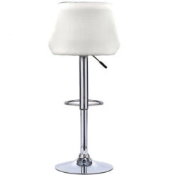 2 Pezzi Sgabello Alto Sgabelli Da Bar Con Base Robusta Bianco -Vendite HOMCOM || VIDAXL || Songmics 76183733 4