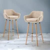 Sgabelli Bar X 2,Sedia Da Bar ,Sedie Da Cucina,Sgabello Lounge Con Schienale E Braccioli,Grant High Bar Chair,Beige 1 Sgabelli Bar X 2,Sedia Da Bar ,Sedie Da Cucina,Sgabello Lounge Con Schienale E Braccioli,Grant High Bar Chair,Beige -Vendite HOMCOM || VIDAXL || Songmics 76375079 1