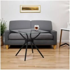 Tavolo Da Pranzo Tavolo Da Cucina MDF 80x80 Cm Altezza: 74 Cm -Vendite HOMCOM || VIDAXL || Songmics 77083085 4