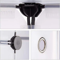 4331173cm 10 Strati Di Cartone Di Plastica PP Armadio Di Plastica Per La Memorizzazione Di Scarpe, Vestiti O Giocattoli Trasparente Smerigliato -Vendite HOMCOM || VIDAXL || Songmics 79323700 3