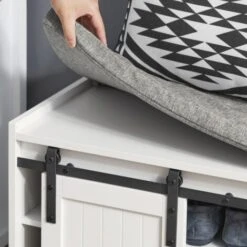 Scarpiera Con Seduta Panca Con Vano Contenitore Scarpiera Con Ante Scorrevoli 120x35x45cm FSR133-W SoBuy 10 Scarpiera Con Seduta Panca Con Vano Contenitore Scarpiera Con Ante Scorrevoli 120x35x45cm FSR133-W SoBuy -Vendite HOMCOM || VIDAXL || Songmics 79368450 4