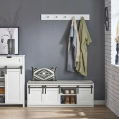 Scarpiera Con Seduta Panca Con Vano Contenitore Scarpiera Con Ante Scorrevoli 120x35x45cm FSR133-W SoBuy 11 Scarpiera Con Seduta Panca Con Vano Contenitore Scarpiera Con Ante Scorrevoli 120x35x45cm FSR133-W SoBuy -Vendite HOMCOM || VIDAXL || Songmics 79368450 5