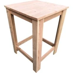 Wood4you - Tavolo Bar Finn Douglas 100x100 Cm