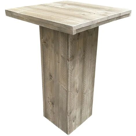 Wood4you - Gamba Della Colonna Del Tavolo Da Bar Impalcatura In Legno 90x90cm 3 Wood4you - Gamba Della Colonna Del Tavolo Da Bar Impalcatura In Legno 90x90cm