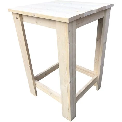 Wood4you - Tavolo Da Bar Tavolo Da Bar Finn - Nuovo Legno Per Ponteggi - 74Lx110Hx74P Cm 3 Wood4you - Tavolo Da Bar Tavolo Da Bar Finn - Nuovo Legno Per Ponteggi - 74Lx110Hx74P Cm