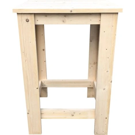 Wood4you - Tavolo Da Bar Tavolo Da Bar Finn - Nuovo Legno Per Ponteggi - 74Lx110Hx74P Cm 5 Wood4you - Tavolo Da Bar Tavolo Da Bar Finn - Nuovo Legno Per Ponteggi - 74Lx110Hx74P Cm - immagine 3