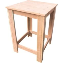 Wood4you - Tavolo Bar Tavolo Bar Finn Douglas 76x76 Cm -Vendite HOMCOM || VIDAXL || Songmics 79597464 2
