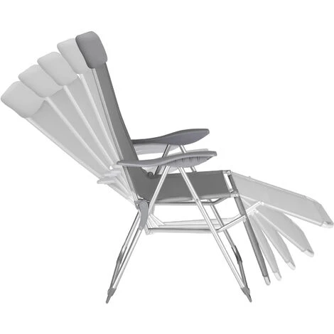 Set Di 2 Sedie Pieghevoli Jana In Alluminio Con Poggiatesta E Poggiapiedi - Sedie Da Giardino, Sedie Da Campeggio, Sedie Pieghevoli 5 Set Di 2 Sedie Pieghevoli Jana In Alluminio Con Poggiatesta E Poggiapiedi - Sedie Da Giardino, Sedie Da Campeggio, Sedie Pieghevoli - immagine 3