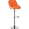 WOLTU 1 Pz Sgabello Da Bar Sedia Cucina Imbottita Girevole In Metallo E Ecopelle Arancione+Bianco 1 WOLTU 1 Pz Sgabello Da Bar Sedia Cucina Imbottita Girevole In Metallo E Ecopelle Arancione+Bianco -Vendite HOMCOM || VIDAXL || Songmics 80879191 1