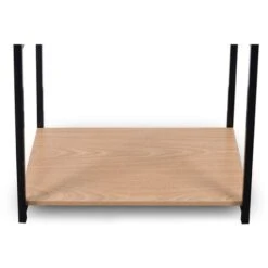 WOLTU Stand Appendiabiti Attaccapanni Guardaroba Scaffale A 3 Ripiani Portabiti Legno+Nero -Vendite HOMCOM || VIDAXL || Songmics 80879955 4