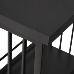 WOLTU Tavolo Bar Bancone Da Bar 3 Mensole Tavolo Da Pranzo Caffè Bistrò Cucina Nero -Vendite HOMCOM || VIDAXL || Songmics 81034608 5