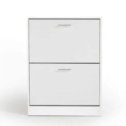 Scarpiera A 2 Ante Bianca -Vendite HOMCOM || VIDAXL || Songmics 81211808 5