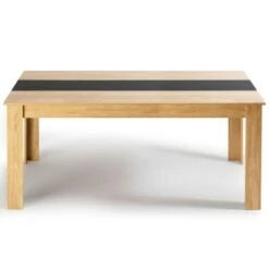 Tavolo Da Pranzo GEORGIA Per 8 Persone In Finto Faggio E Nero 160 Cm -Vendite HOMCOM || VIDAXL || Songmics 81211820 3