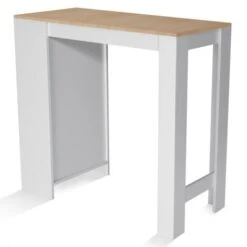 Tavolo Bar BARTH Da 2 A 4 Persone Piano In Legno Bianco Imitazione Faggio 8 Tavolo Bar BARTH Da 2 A 4 Persone Piano In Legno Bianco Imitazione Faggio -Vendite HOMCOM || VIDAXL || Songmics 81211931 3