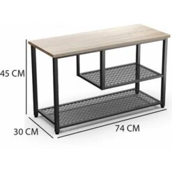 Scarpiera Con Struttura In Metallo 3 Ripiani Portascarpe Design Minimal Nero 9 Scarpiera Con Struttura In Metallo 3 Ripiani Portascarpe Design Minimal Nero -Vendite HOMCOM || VIDAXL || Songmics 81220836 4