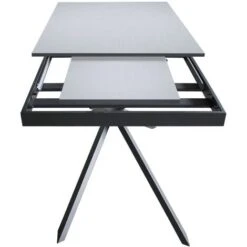 Tavolo Allungabile Fino A 220 Cm Ganty 160 Con Bordo Antracite Piano Cemento -Vendite HOMCOM || VIDAXL || Songmics 81263370 4